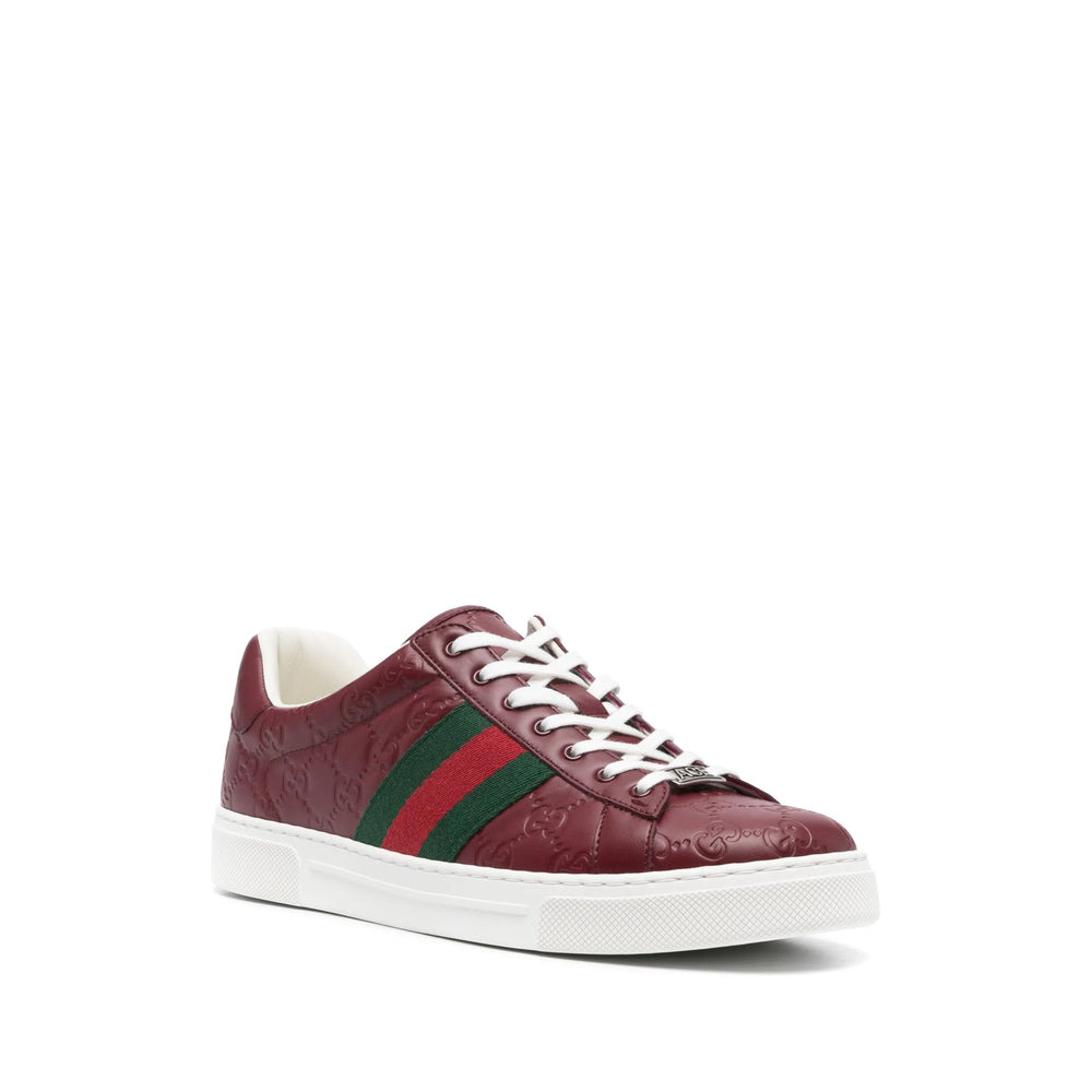 Gucci Red Trainers - Low-Tops Men - 4