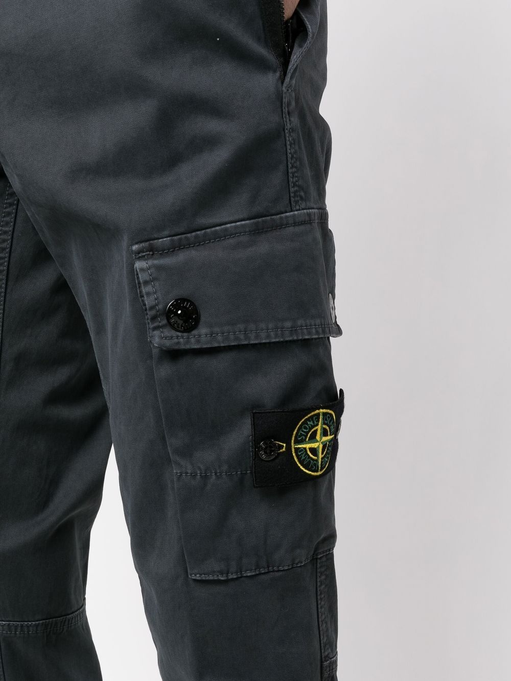 Compass-patch cargo trousers - 5