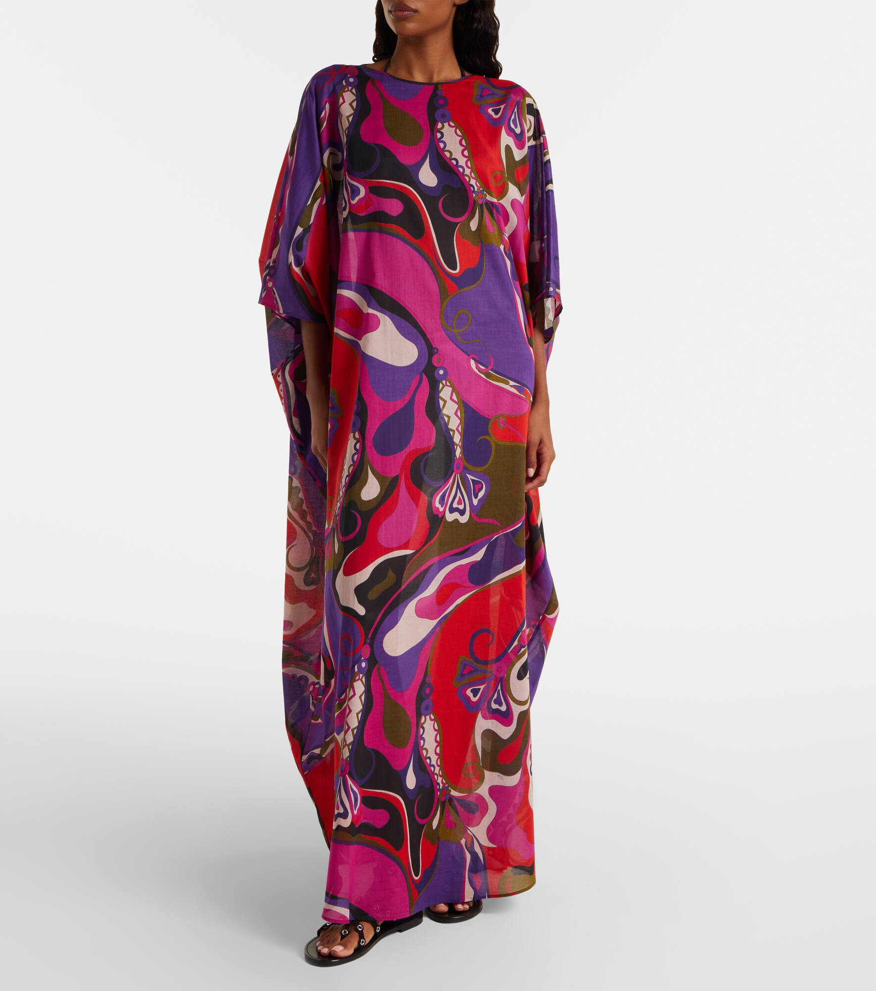 Orchidee cotton maxi dress - 2