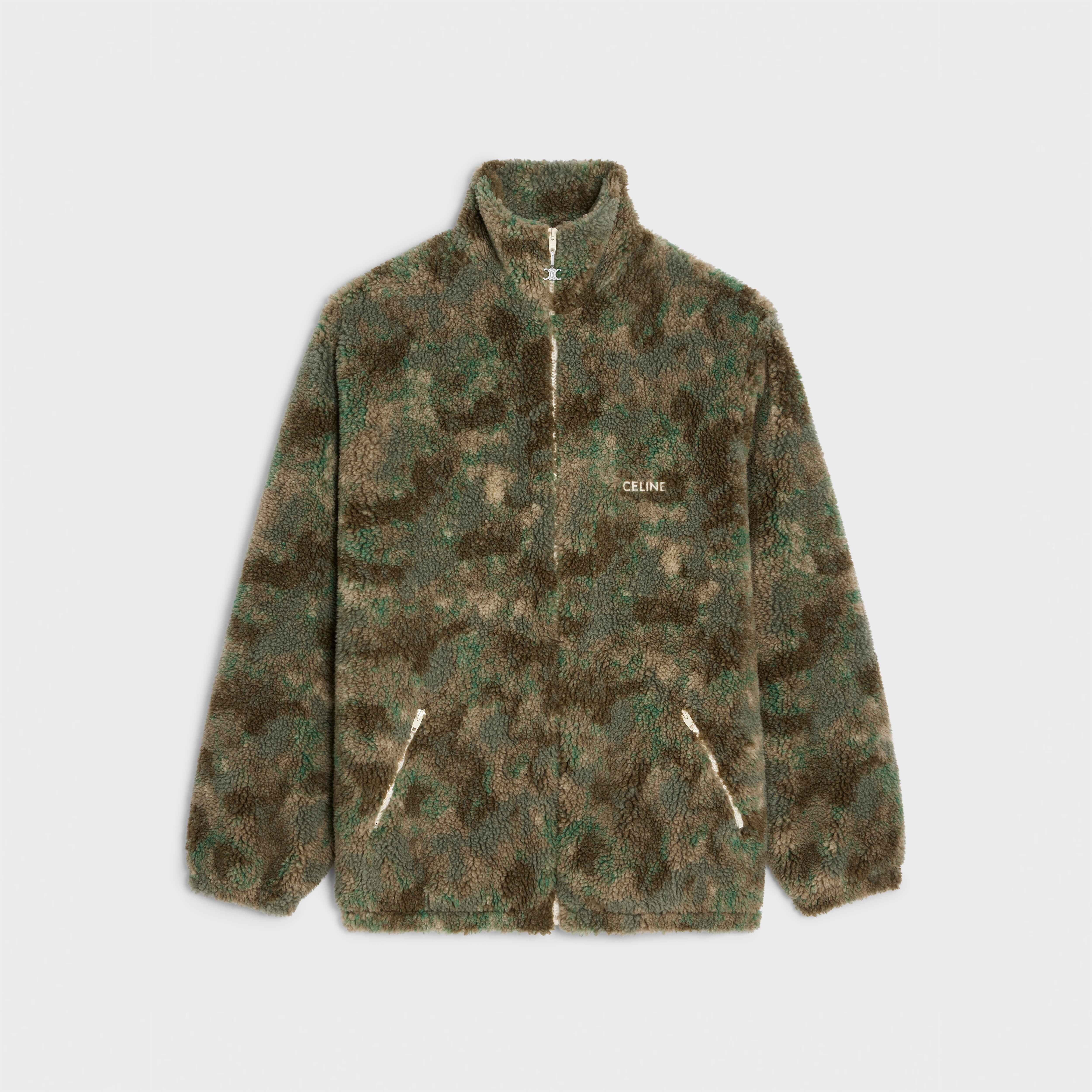 Celine camouflage fleece jacket - 1
