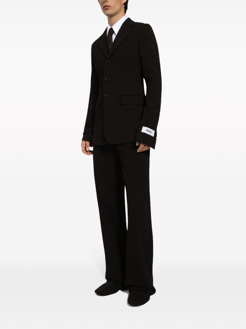 Dolce & Gabbana single-breasted cotton-blend blazer outlook