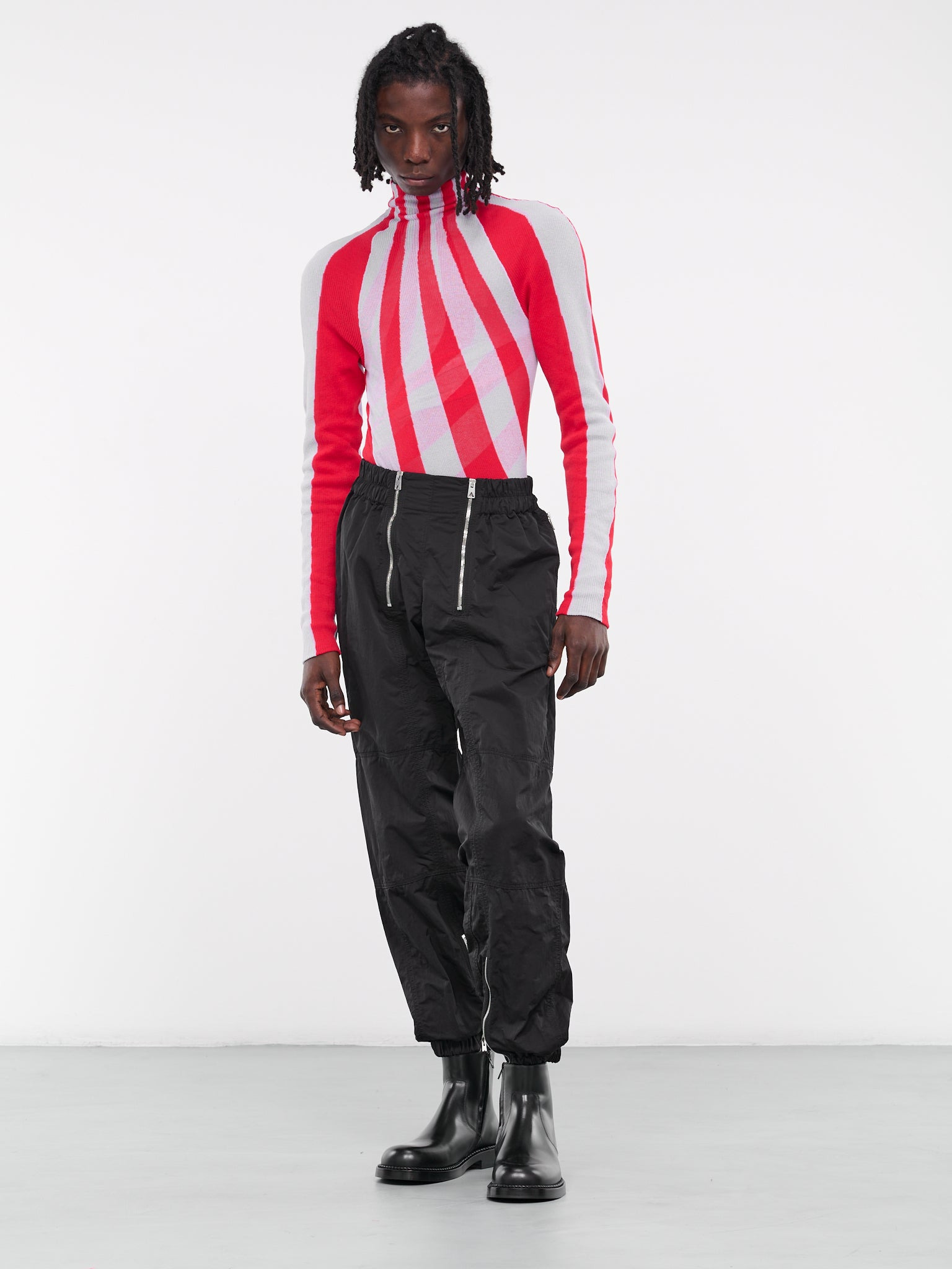 Zipped Nylon Pants - 6