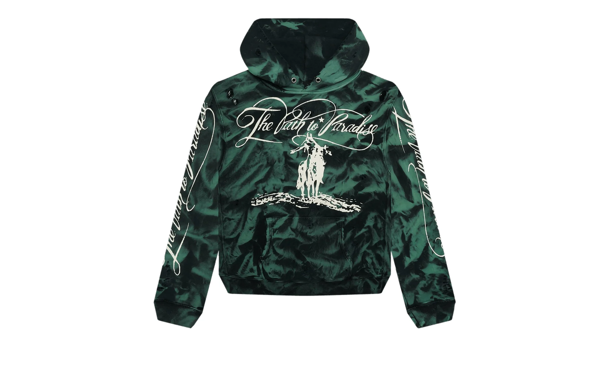Marble Paradise Hoodie "Green" HS01HOO001 GREE - 1
