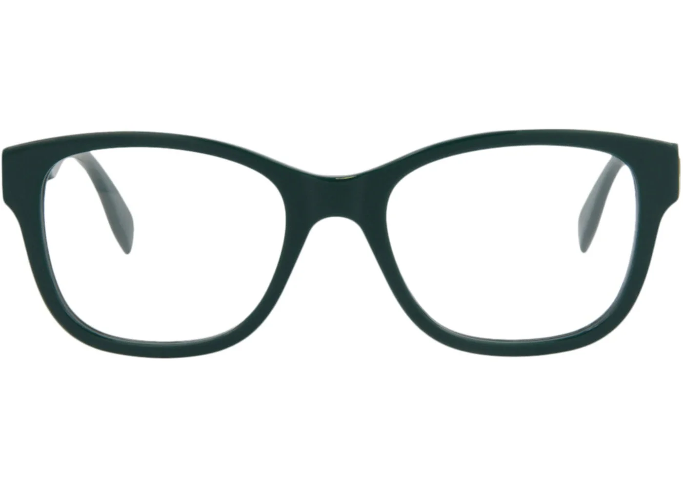 Alexander McQueen Square-Frame Acetate Optical Frames Green Green Transparent (AM0350O-30012328-003) - 1