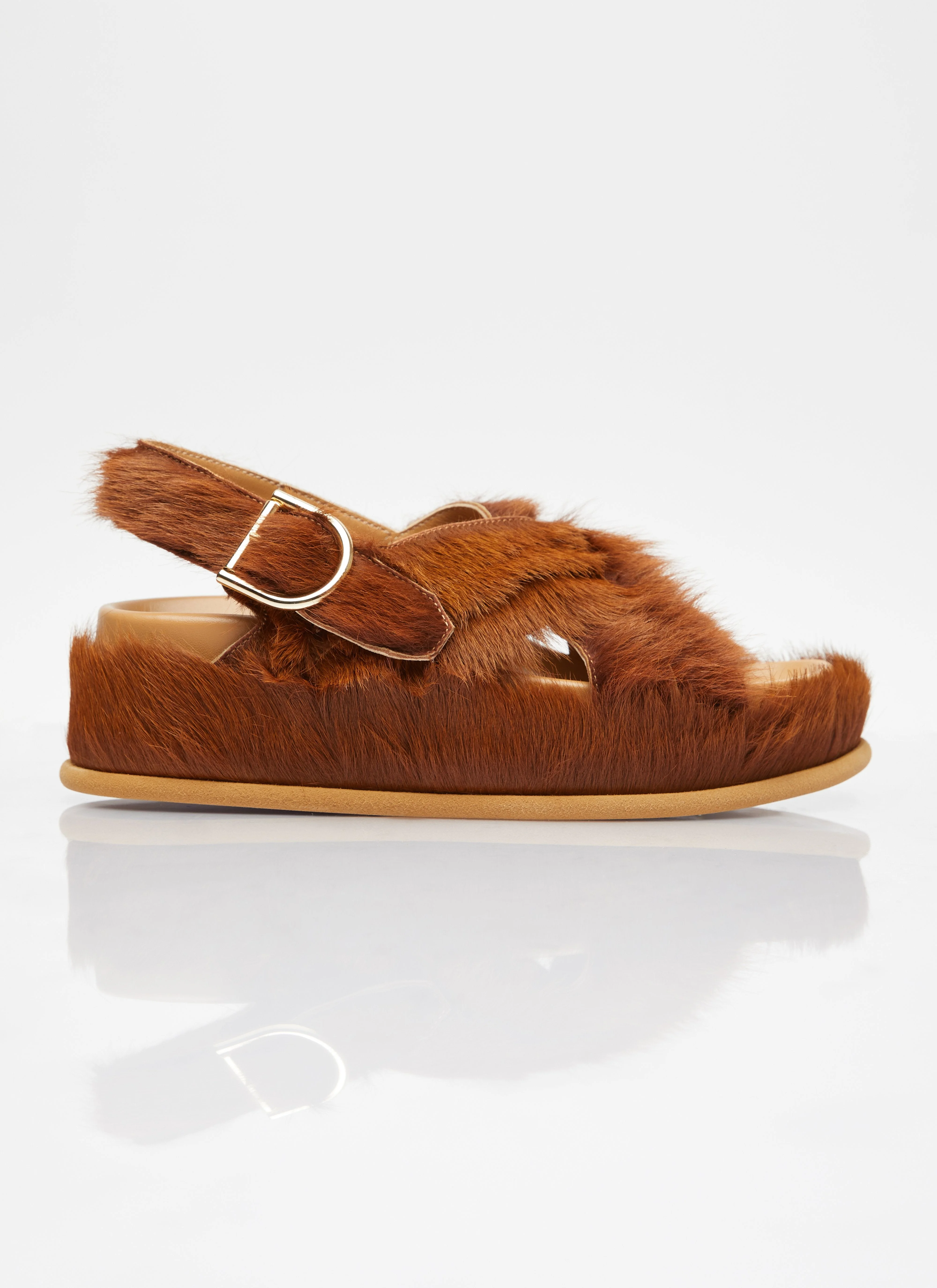 Dries Van Noten Women Ponyhair Sandals - 1