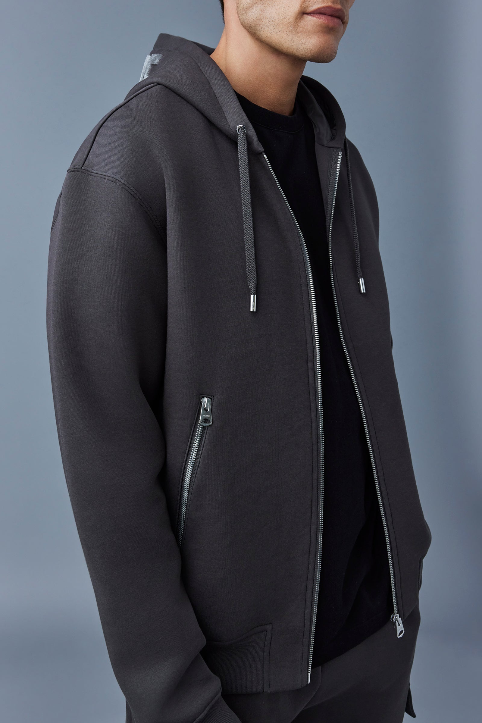 KRYS Zip-up with velvet embroidery - 5