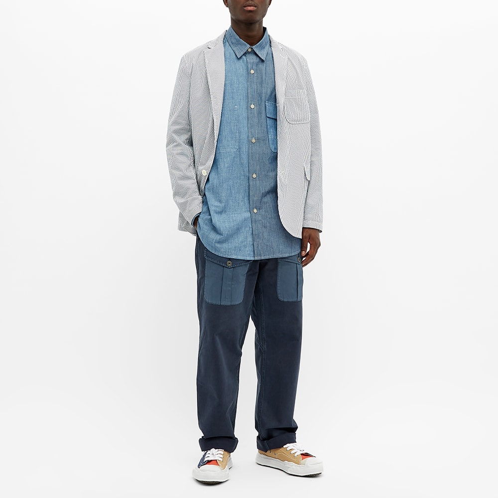 Nigel Cabourn Reverse Denim Shirt - 6