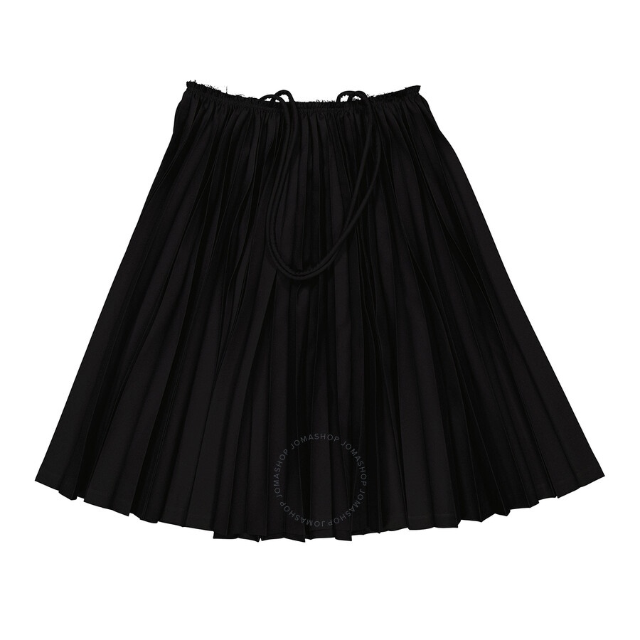 Comme Des Garcons Ladies Black Narrow Pleat Skirt - 6