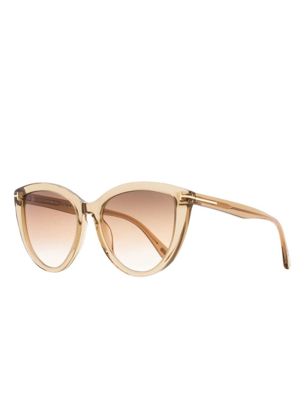 cat-eye teacup frame sunglasses - 2