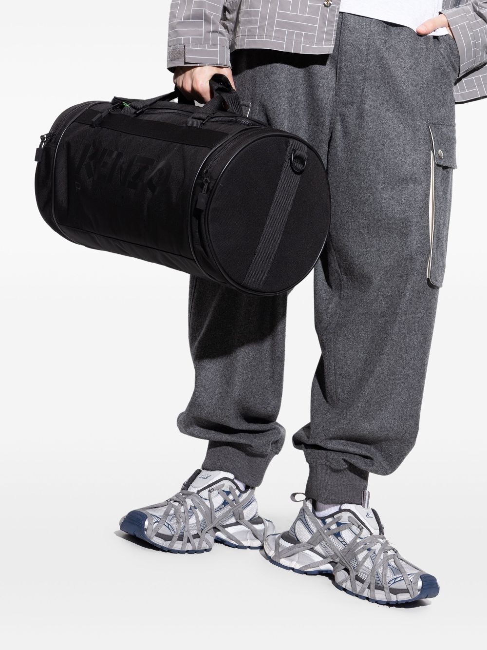 logo-print holdall - 2