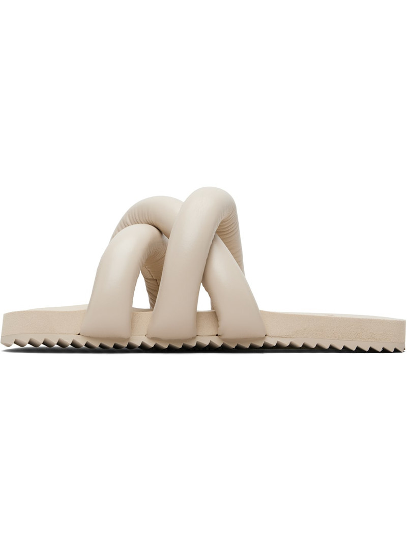 YUME YUME Beige Tyre Slides outlook