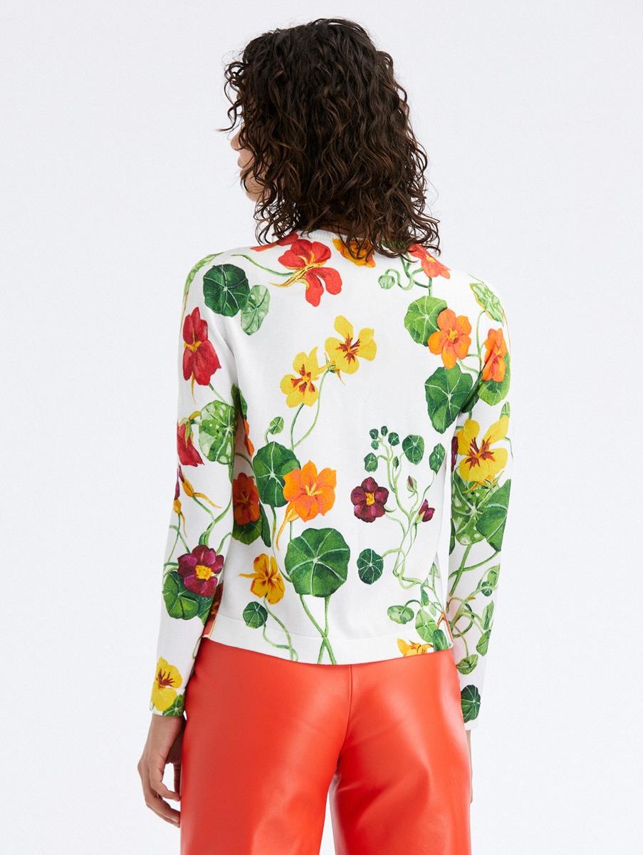NASTURTIUM PRINTED CARDIGAN - 3