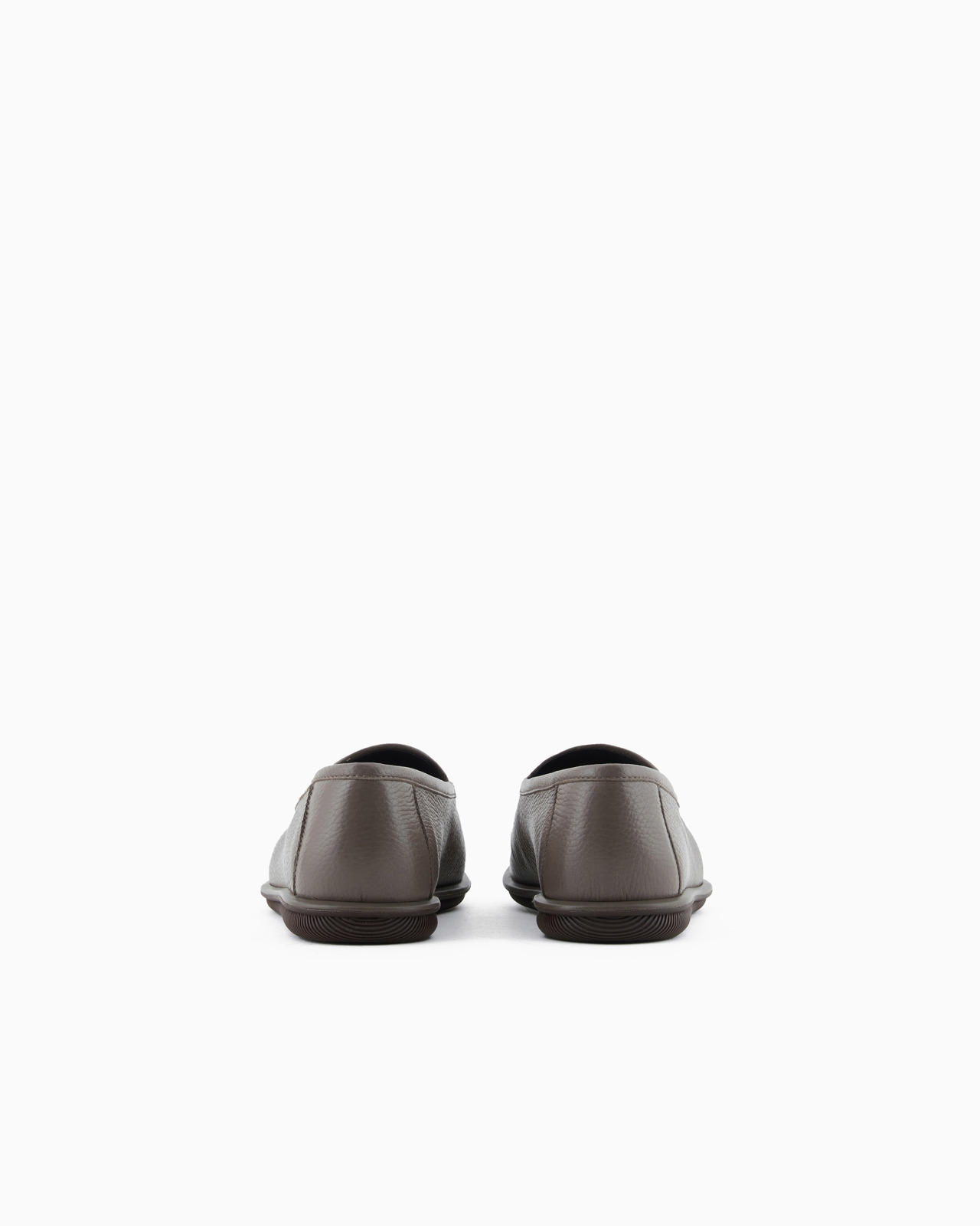 Deerskin loafers with embroidered logo - 4
