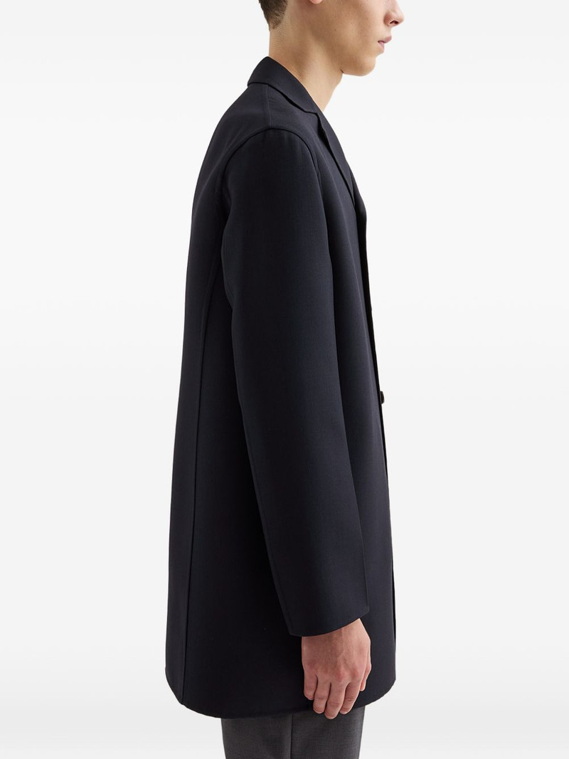 Jil Sander twill coat outlook