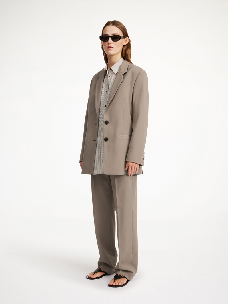 BY MALENE BIRGER Ophie single-breasted blazer outlook