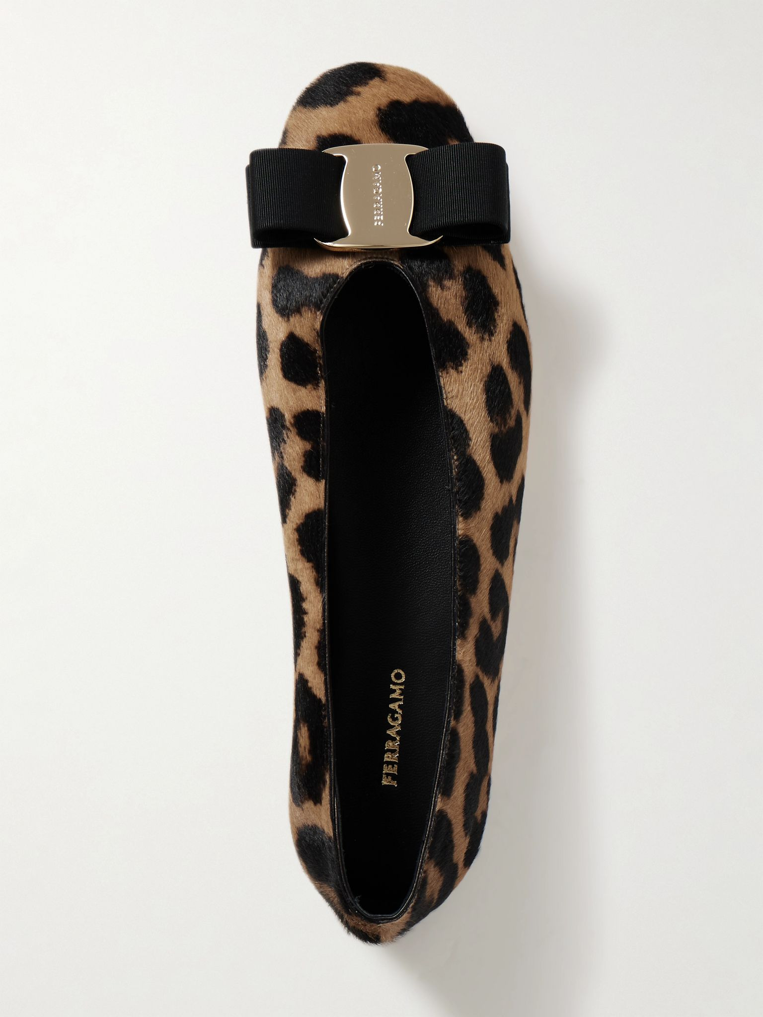 Vanna leopard-print calf hair ballet flats Leopard print - 5