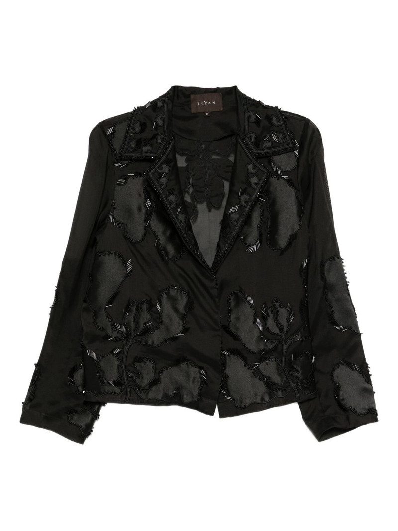 sequin embellishment jacket 1