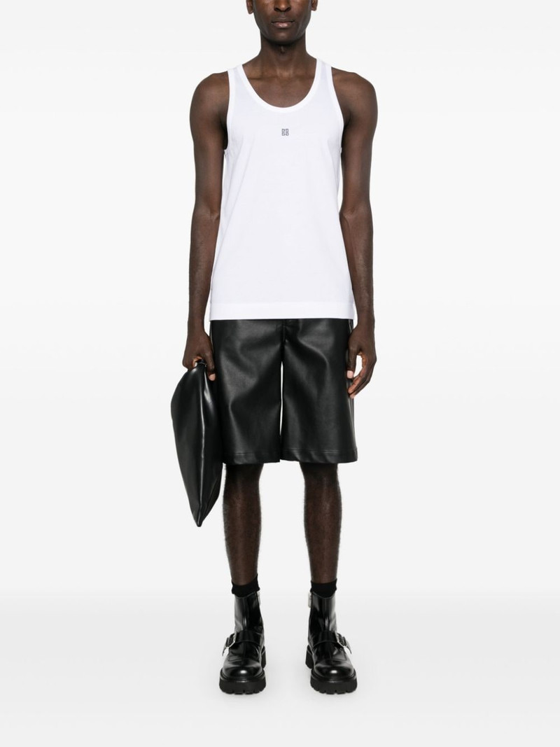 Givenchy 4G-embroidered cotton tank top outlook