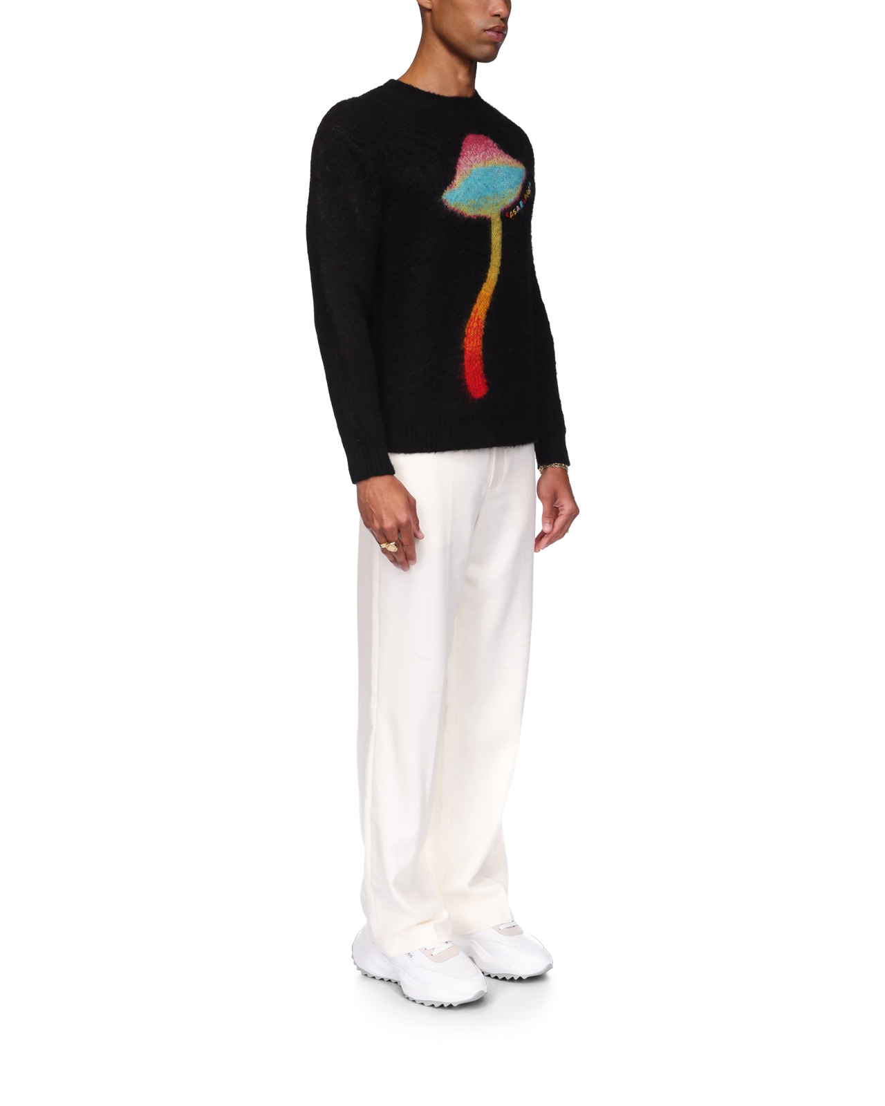 Rainbow Mushroom Mohair Jumper - 5