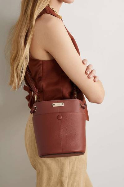 Chloé Key small smooth and textured-leather bucket bag outlook