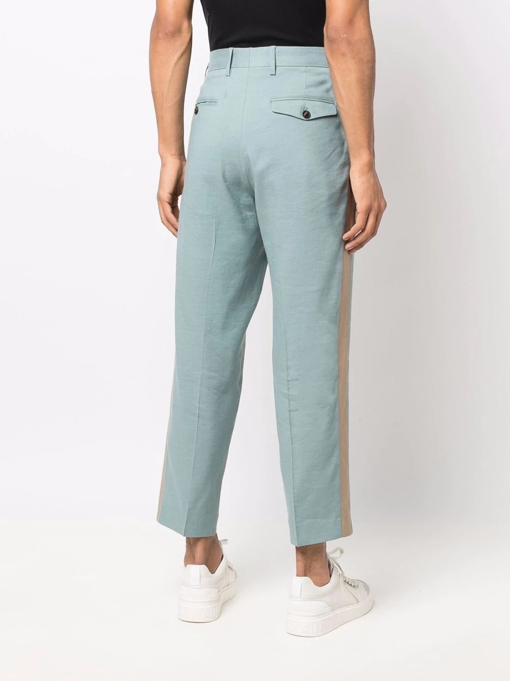 cropped chino trousers - 4