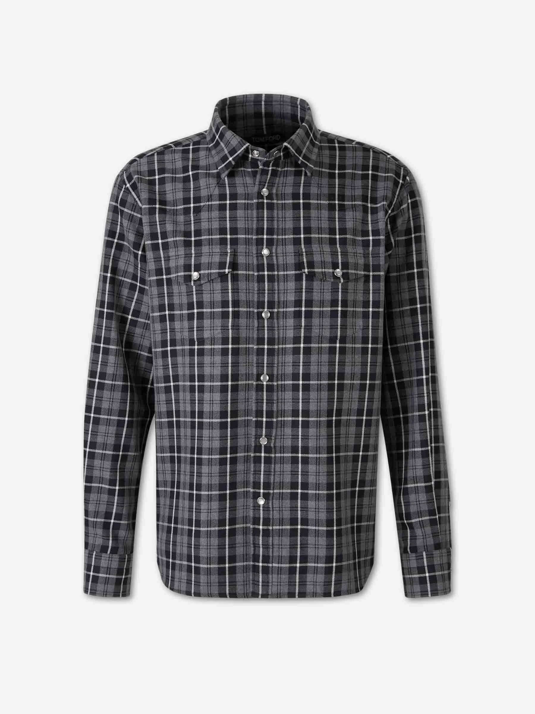 COTTON PLAID SHIRT - 1