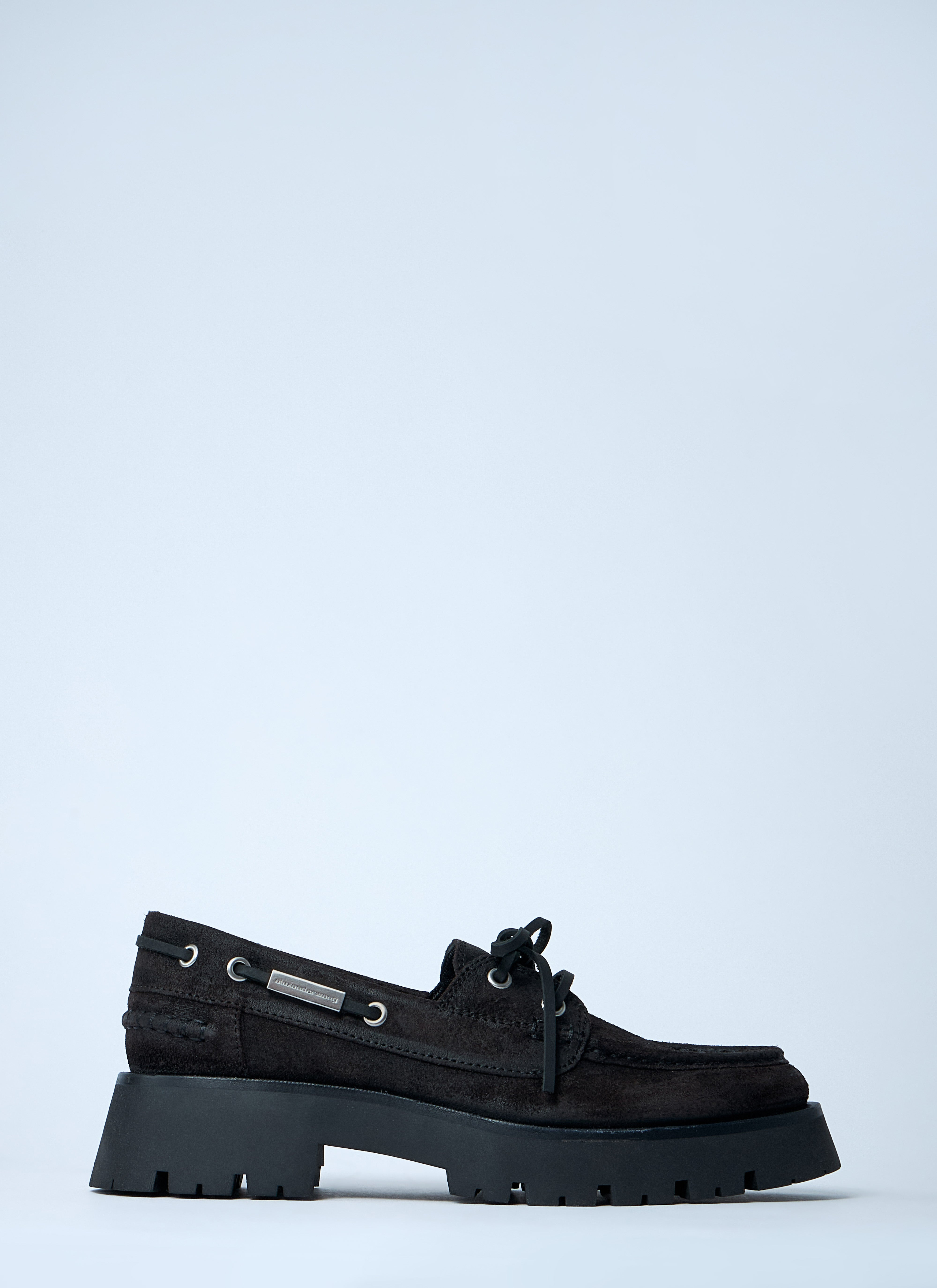 Alexander Wang Women Suede Carson Boat Loafers - 1