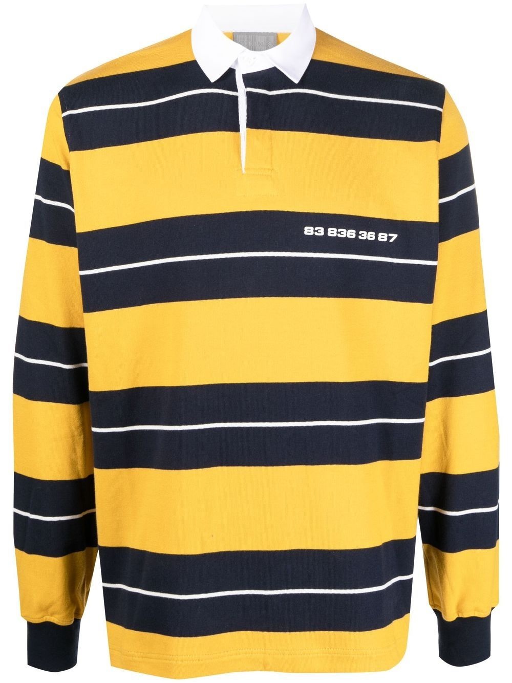 long-sleeve cotton polo-shirt - 1