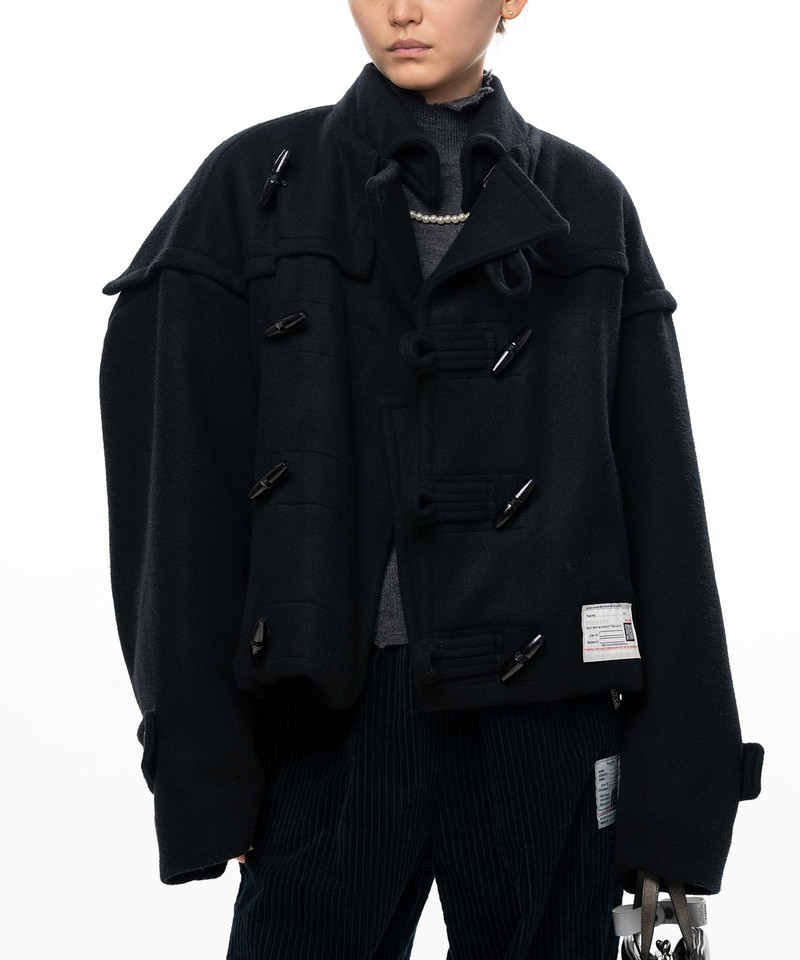 Roll-Up Hem Duffle Coat 5