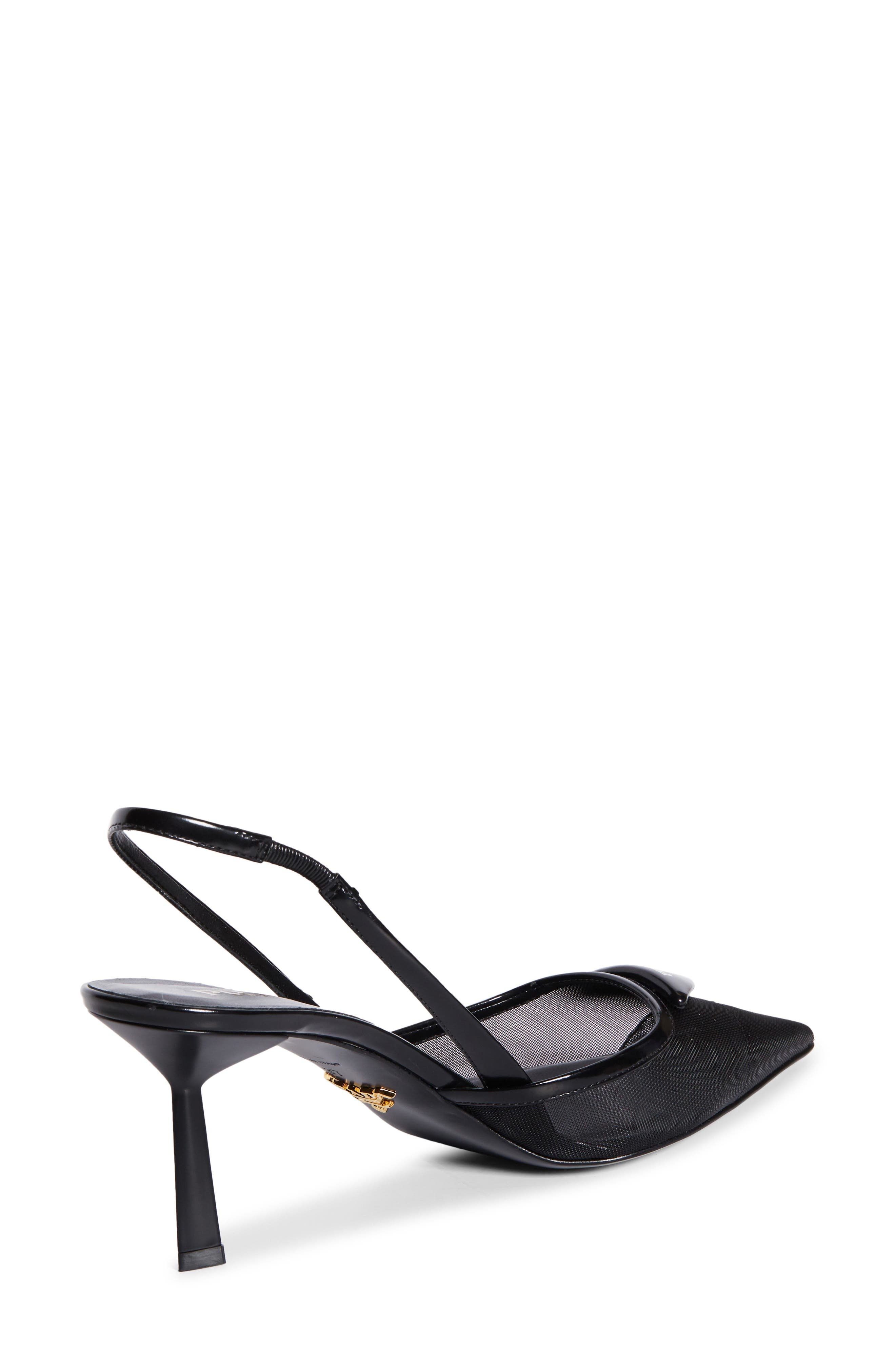 Prada Mesh Slingback Pump in Nero at Nordstrom - 2