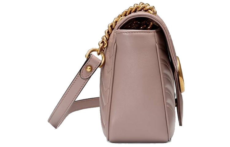 (WMNS) Gucci GG Marmont Matelasse Shoulder Bag 'Dusty Pink' 443497-DTDIT-5729 - 4