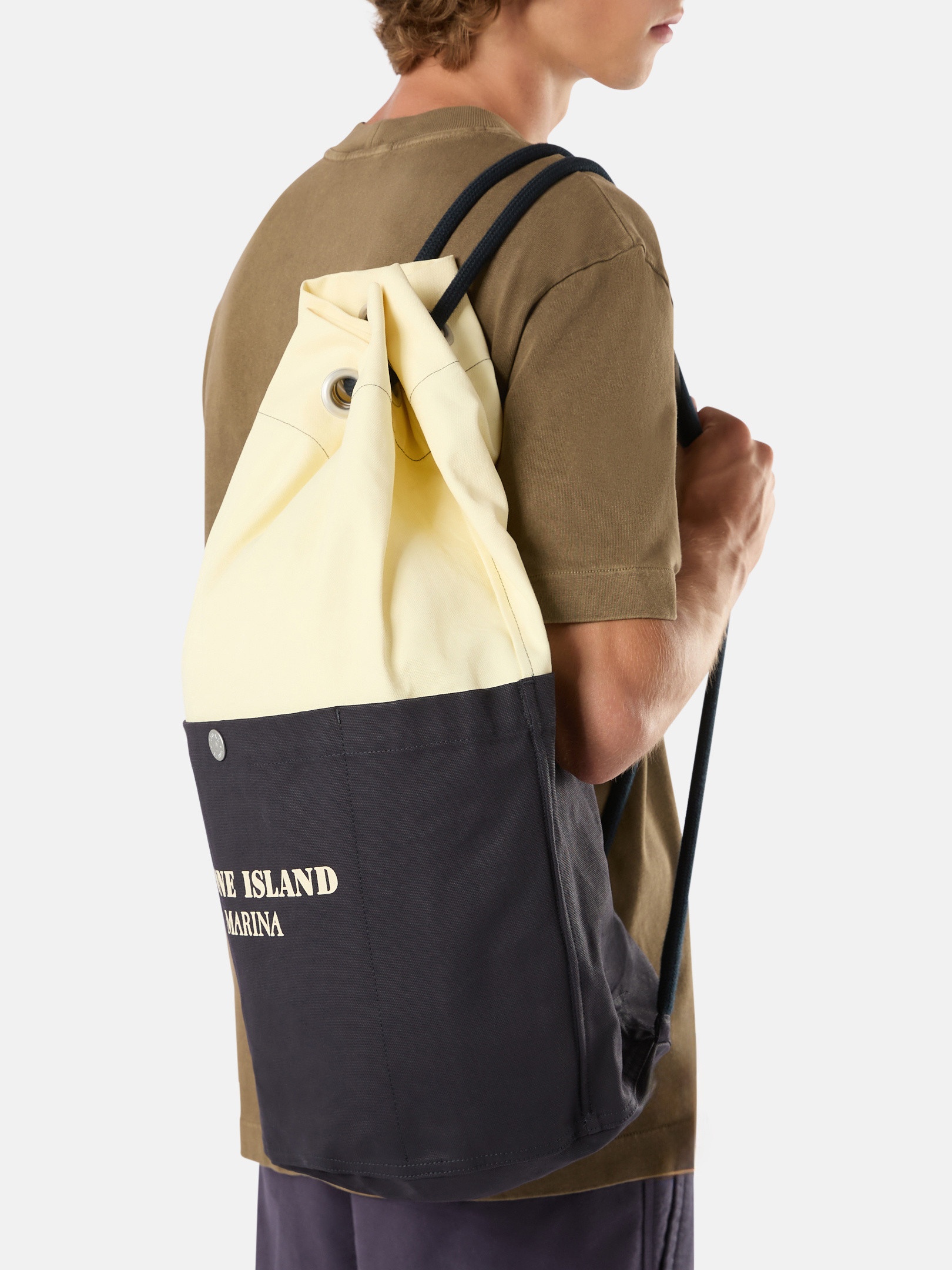 914XD PLATED COTTON CANVAS_STONE ISLAND MARINA - 2