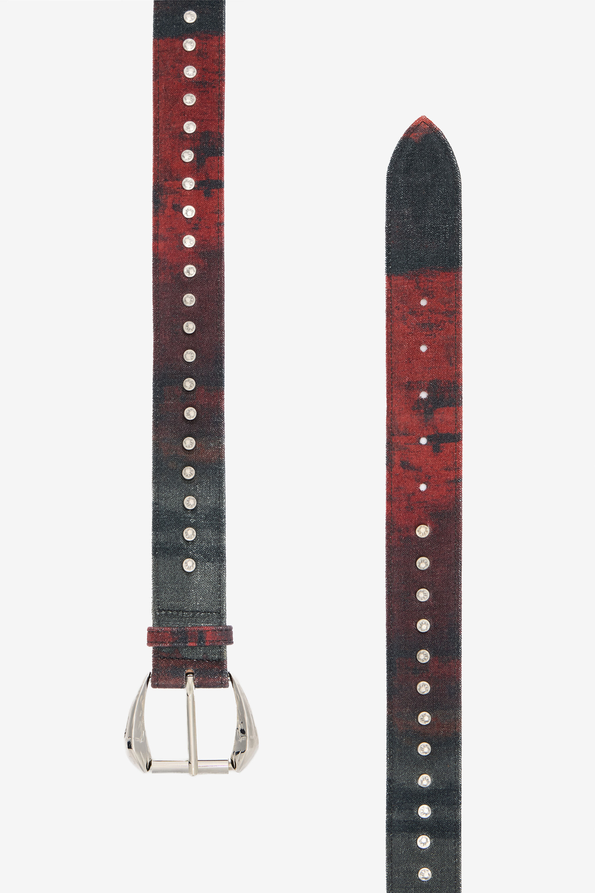 Belt With Mottled-Effect Print - 2