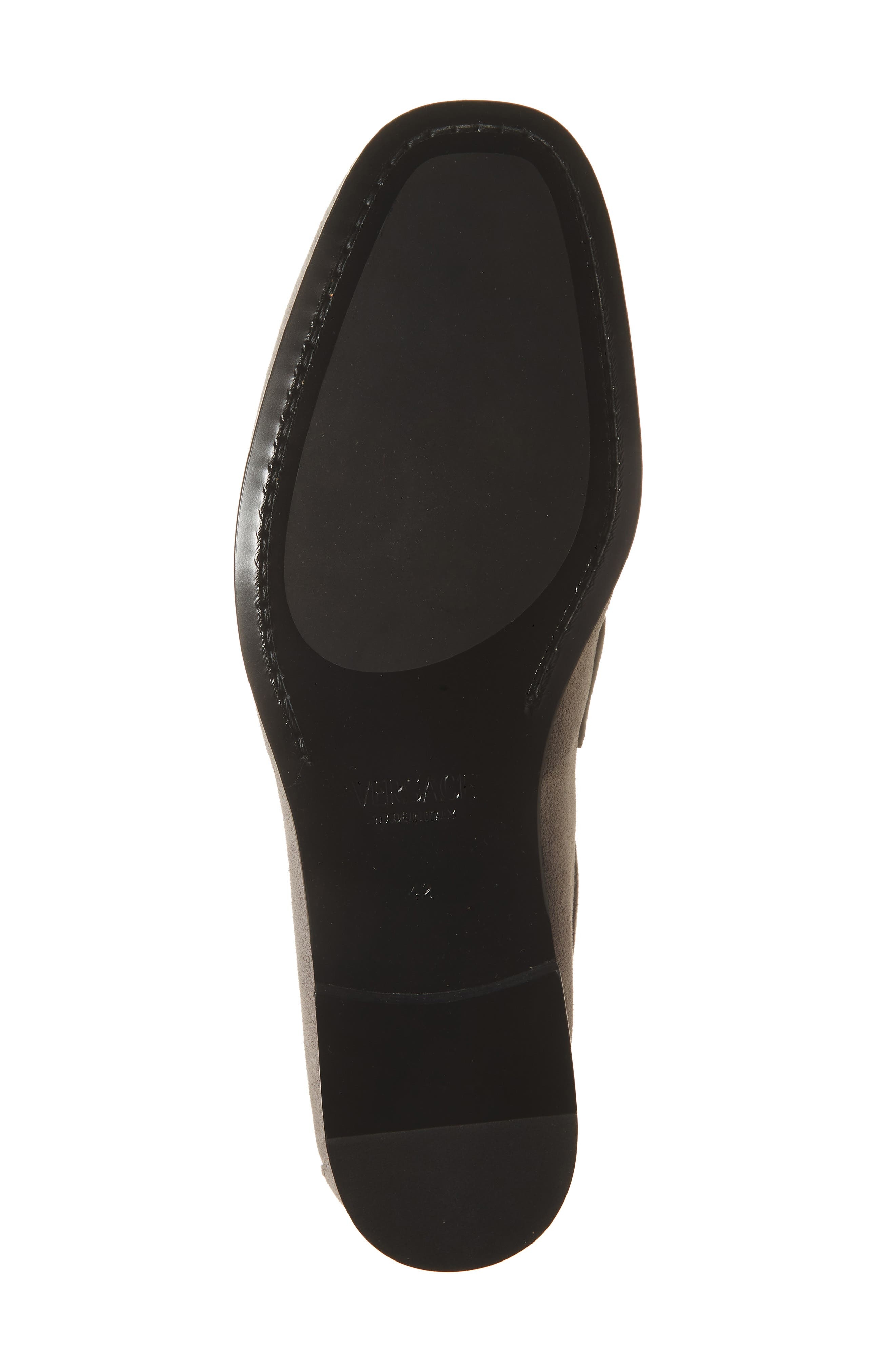 Versace Medusa Chain Suede Loafer in Castel Rock-Palladium at Nordstrom - 6