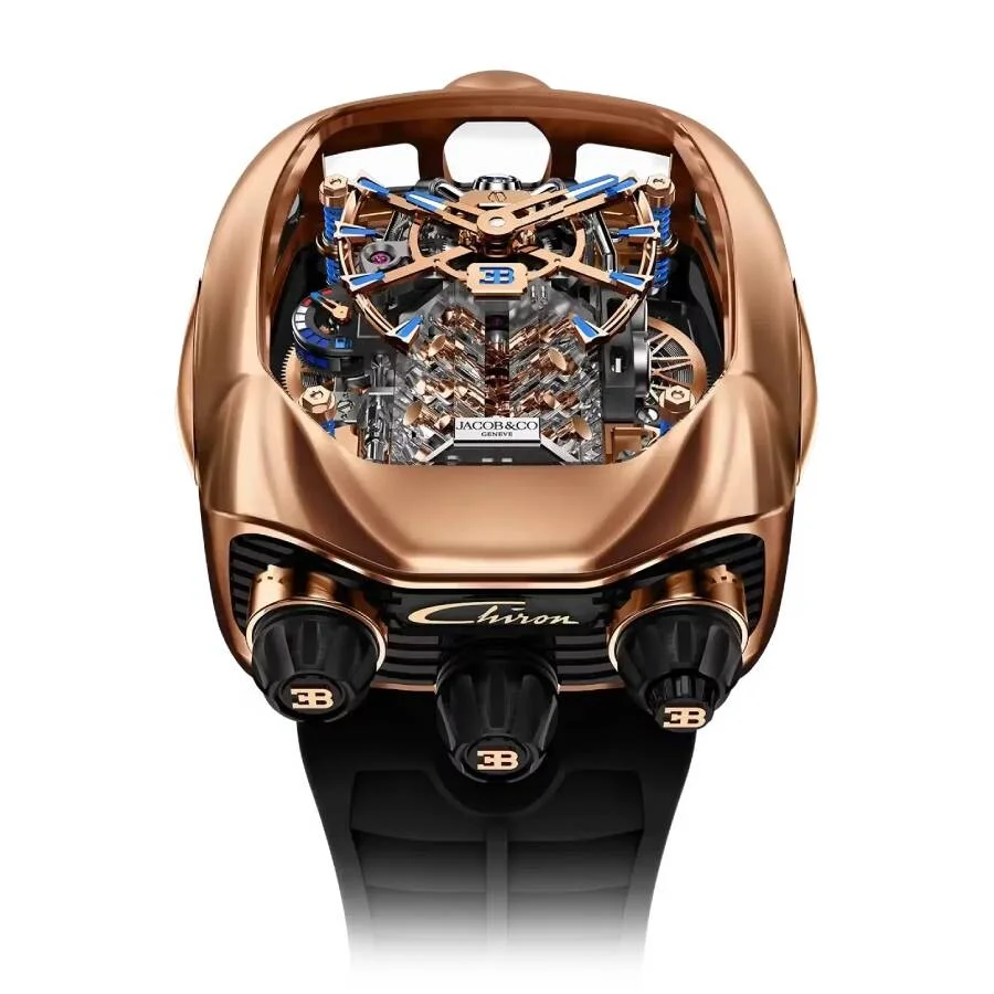 Jacob & Co. Bugatti Chiron Tourbillon Hand Wind Men's Watch BU200.40.AA.AA.C - 1