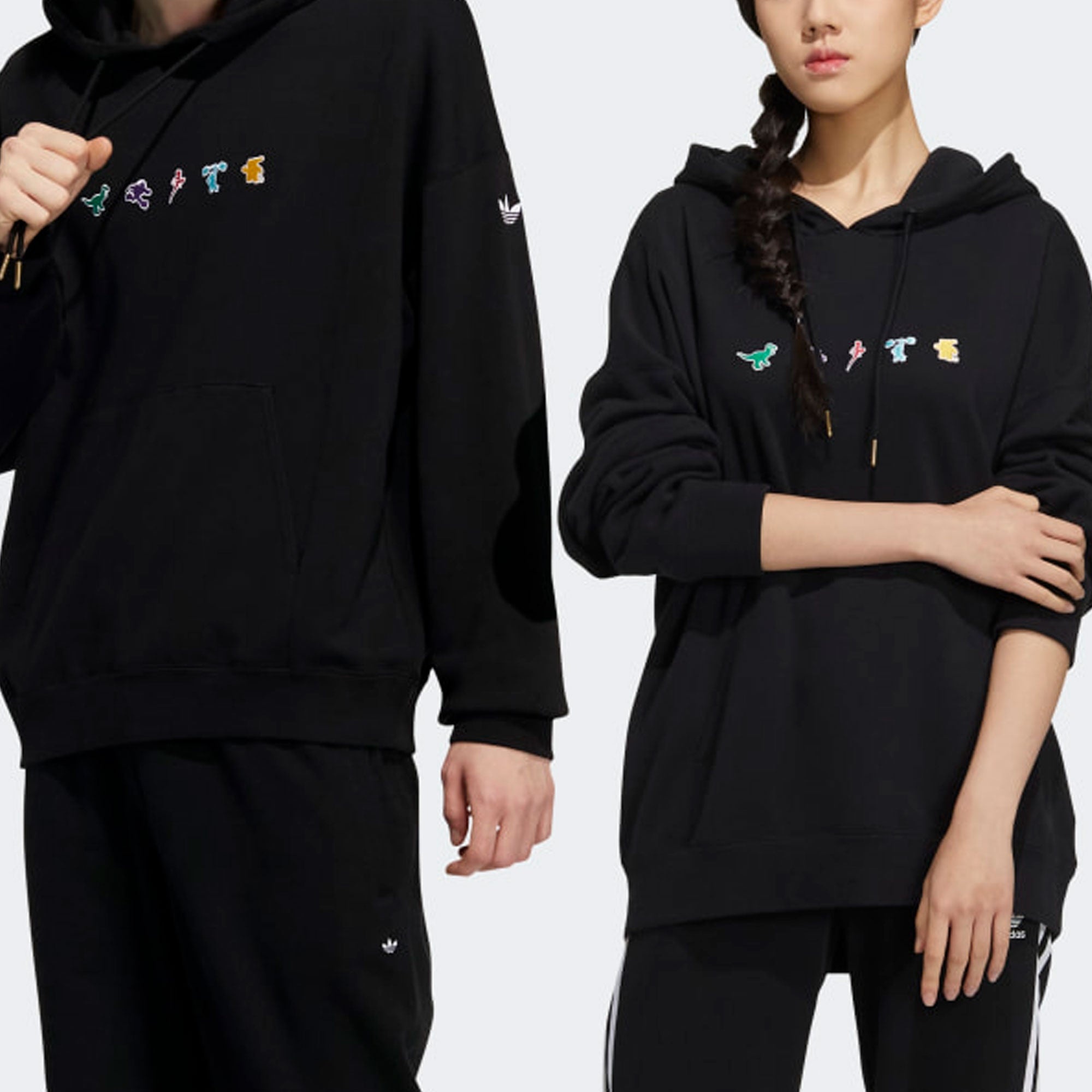 adidas originals Manga Hoodie 'Black' HC6927 - 2