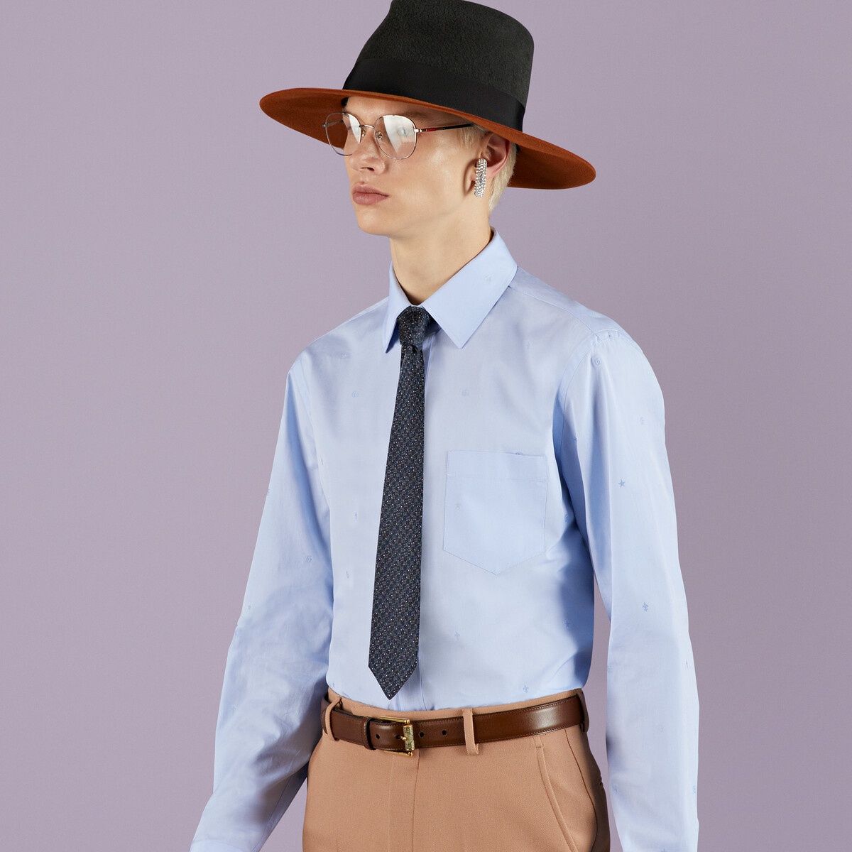 GG dots silk jacquard tie - 3
