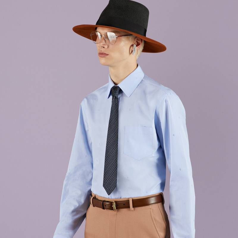 GG dots silk jacquard tie 3