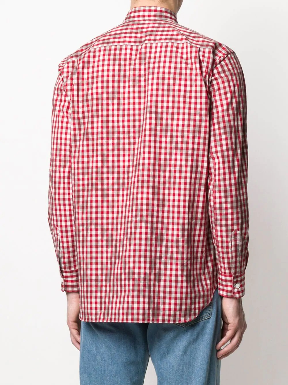 cotton checked shirt - 4