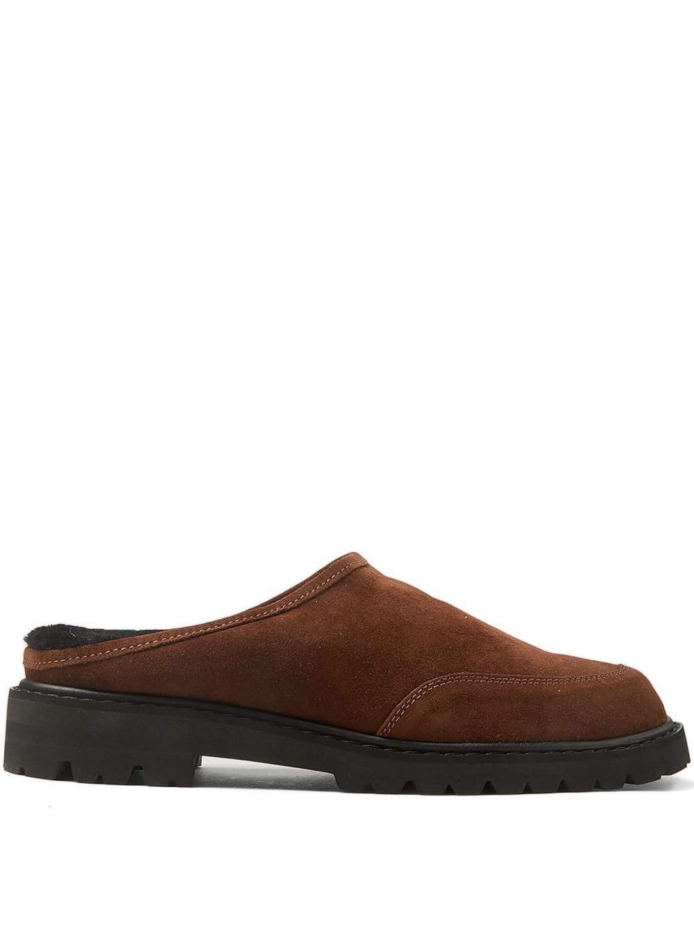 suede mules - 1