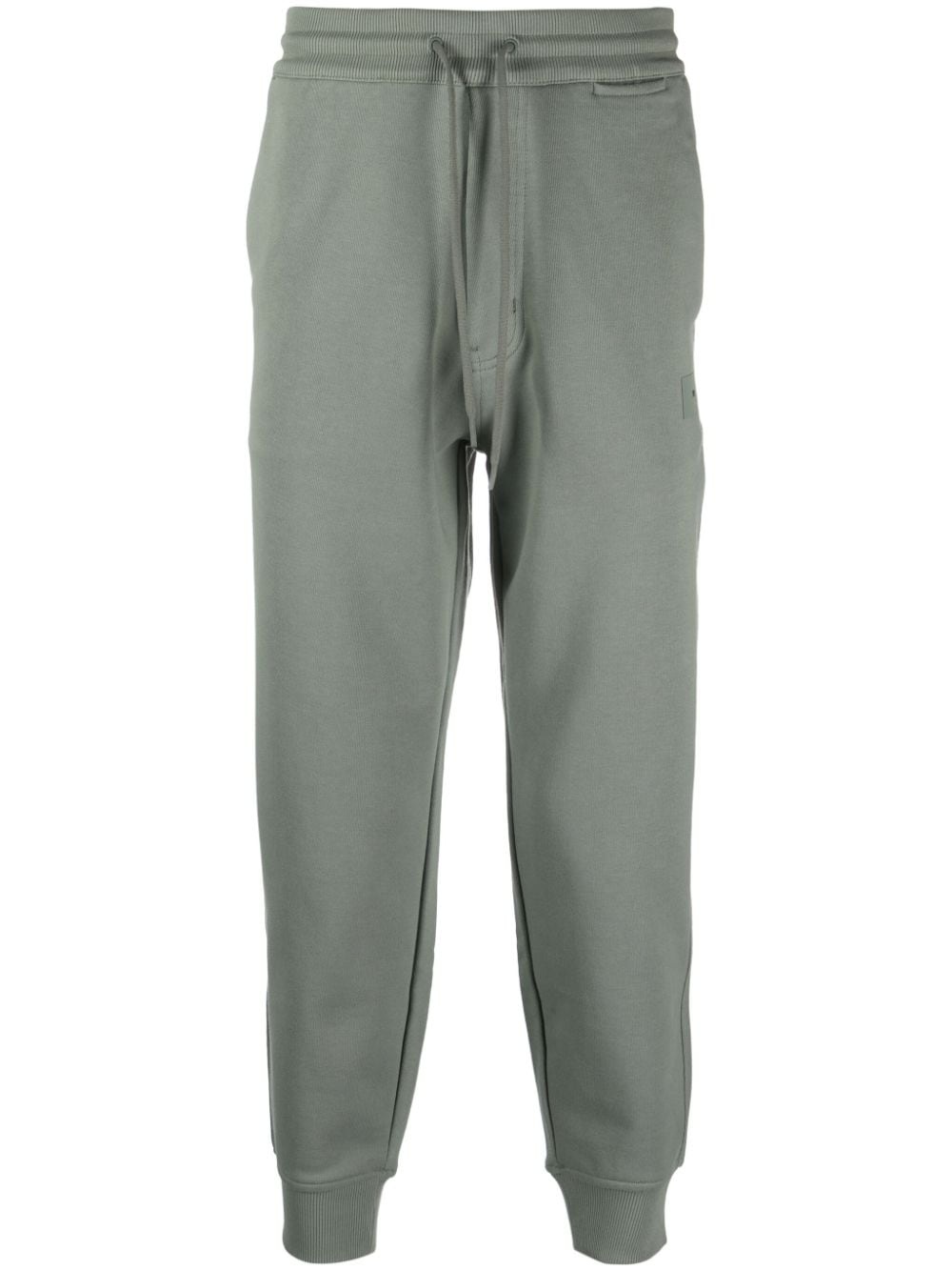 drawstring organic cotton track pants - 1