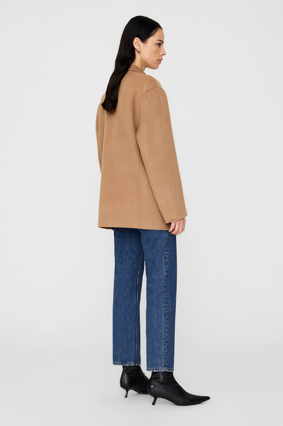 Quinn Blazer - Camel Cashmere Blend - 3