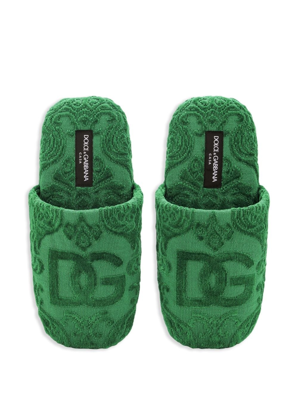 DG-jacquard cotton slippers - 4