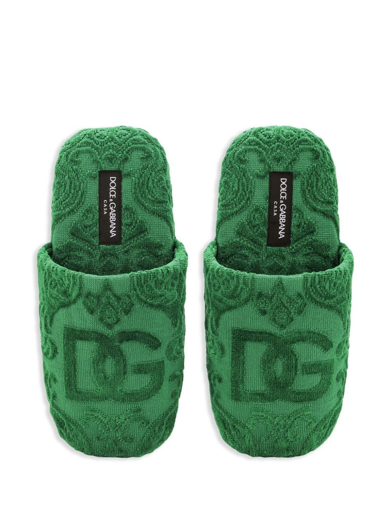 DG-jacquard cotton slippers 4