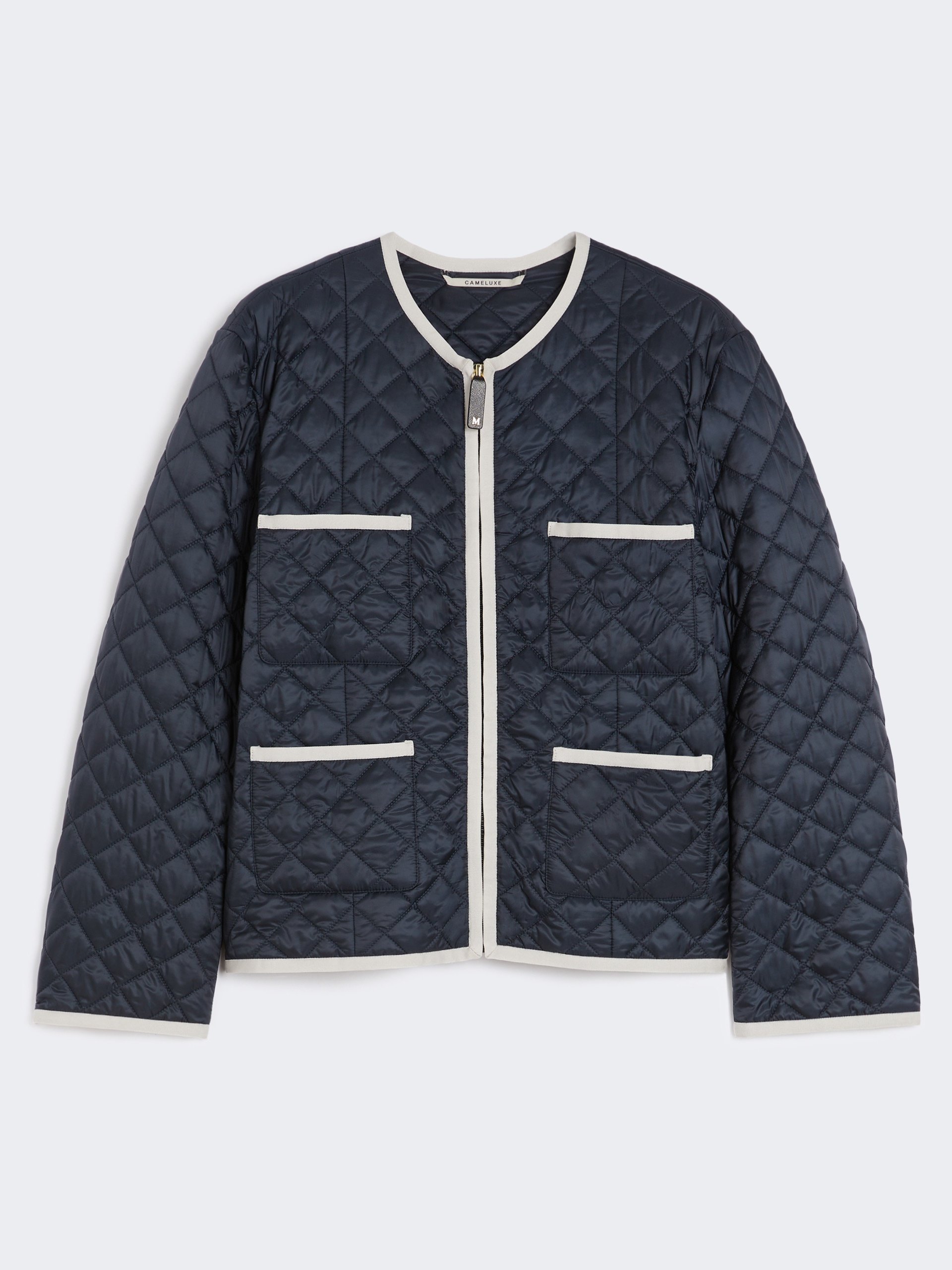 CELESTE Quilted padded jacket in water-repellent canvas - 1