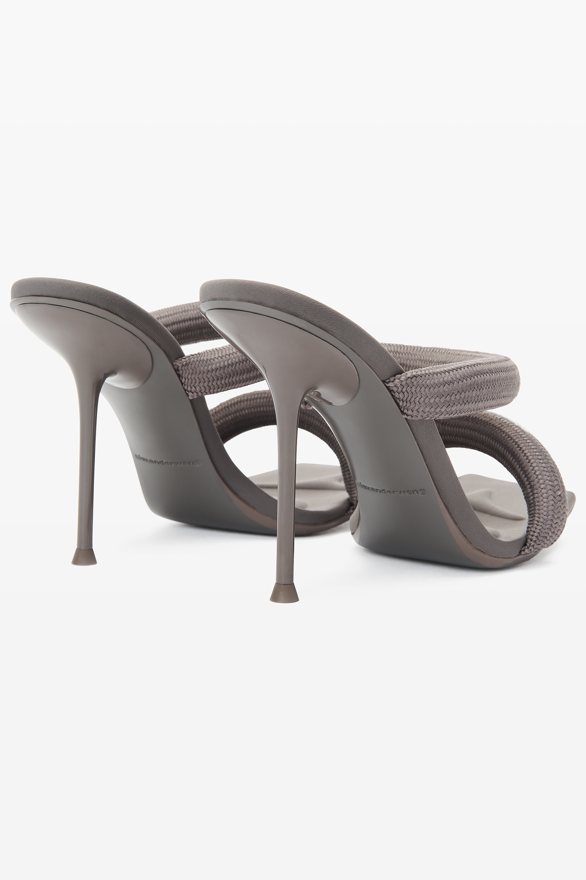 Gray Julie Tubular Sandal by Alexander Wang on Sale