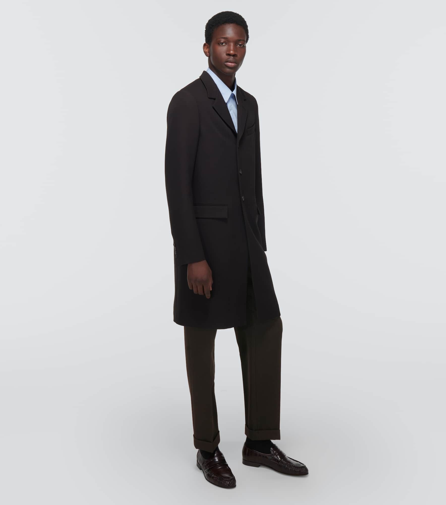 Seth wool straight pants - 2