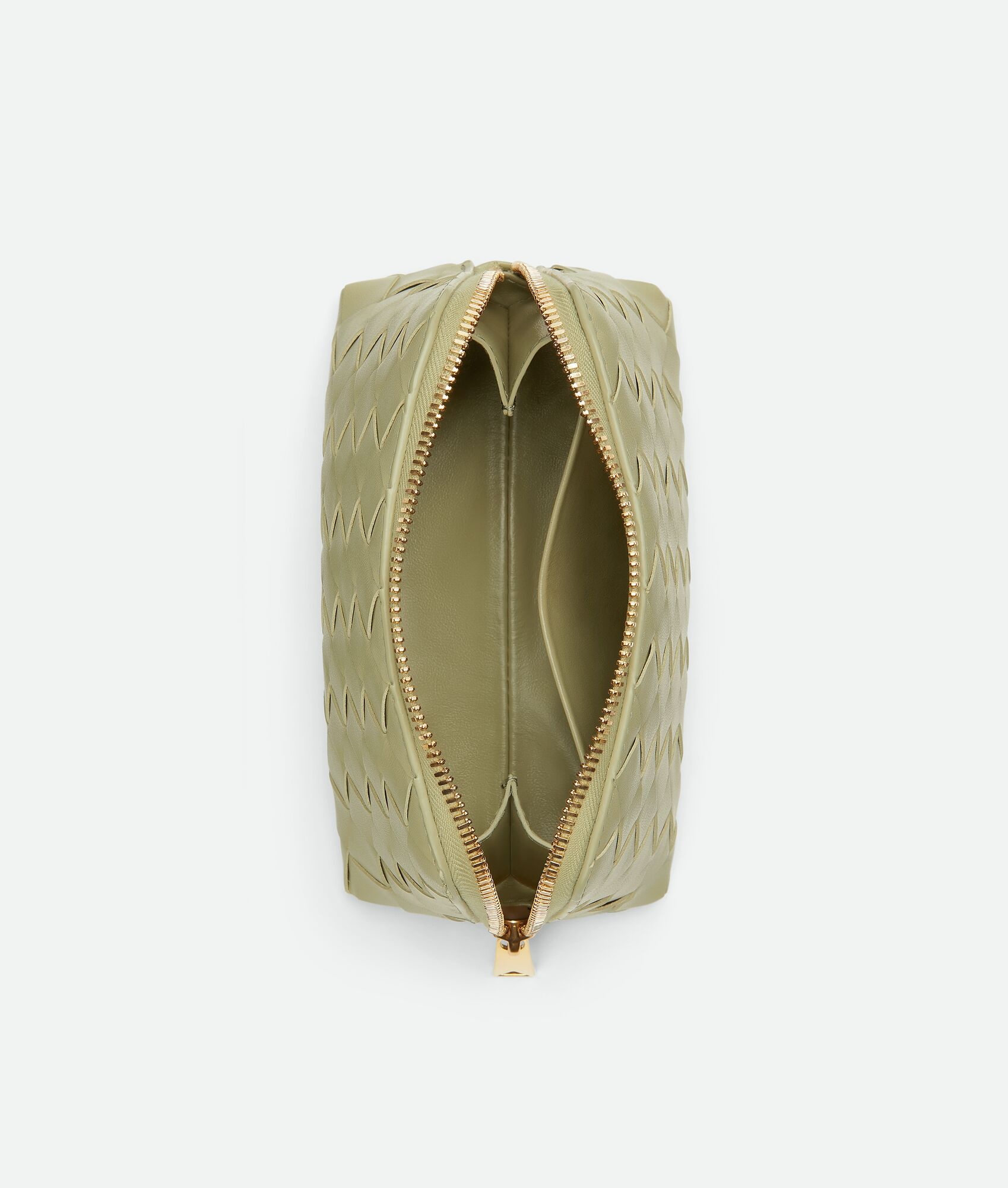 Intrecciato Small Half-Moon Beauty Pouch - 3
