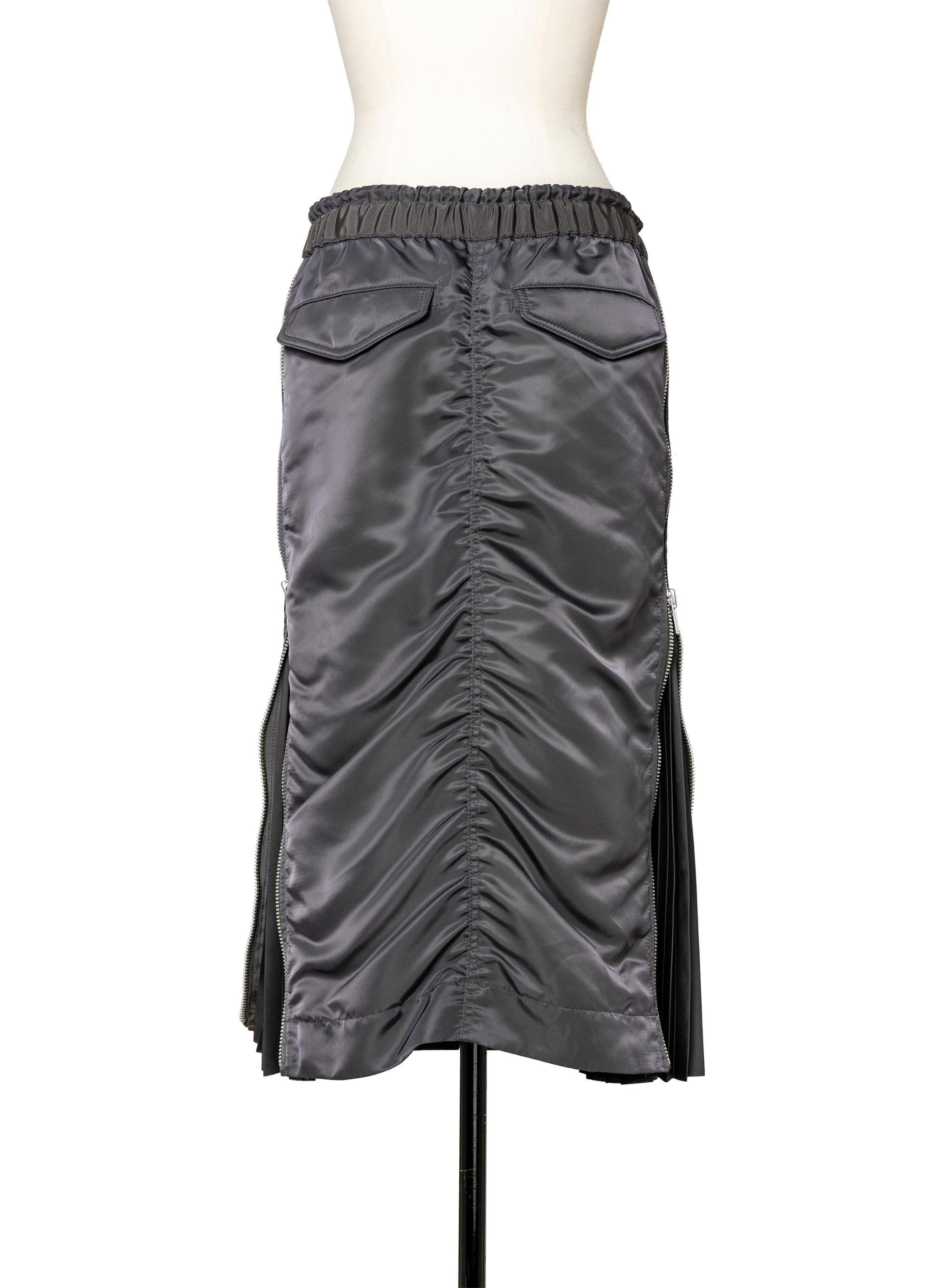 Nylon Twill Skirt - 4