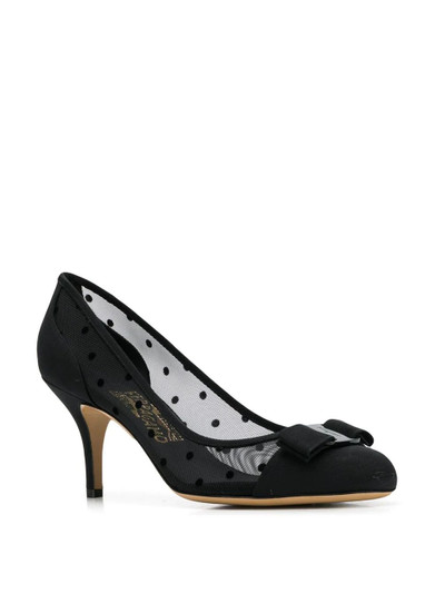 Salvatore Ferragamo dotted Carla pumps outlook